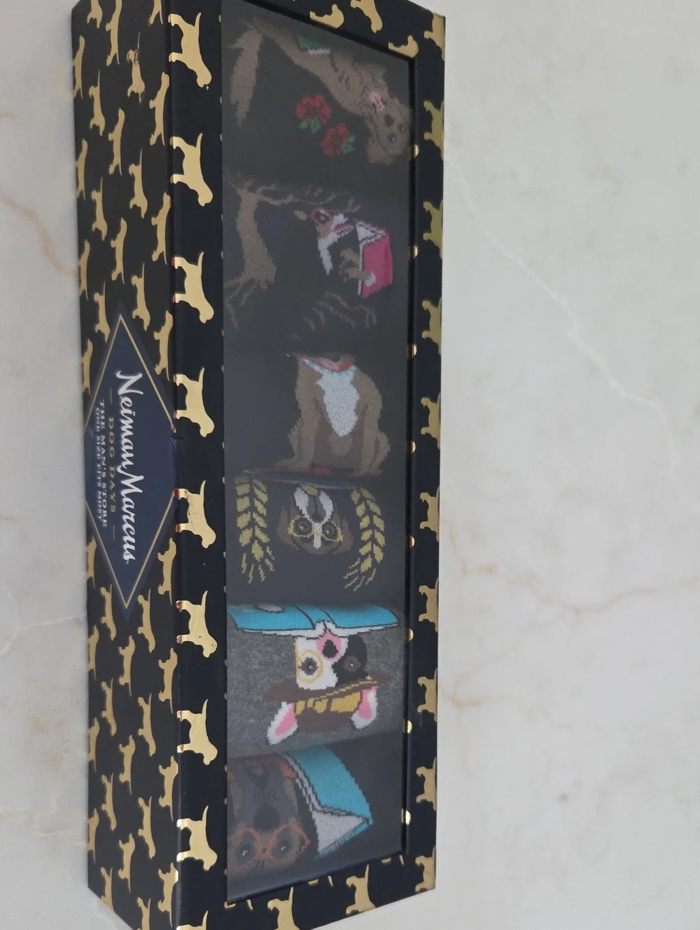 Neiman Marcus Novelty Dog Days Sock Set - Set Of 6